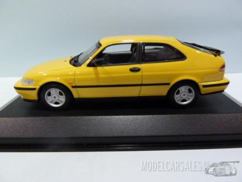 Saab 9-3 Coupe Yellow