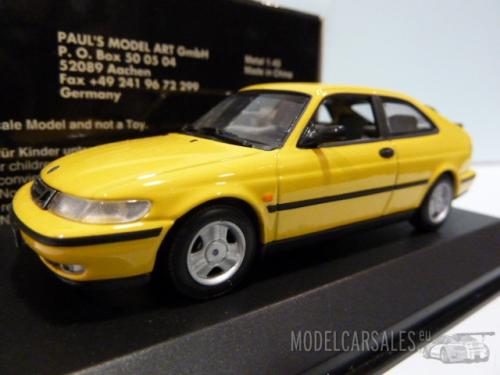 Saab 9-3 Coupe Yellow