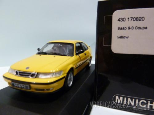 Saab 9-3 Coupe Yellow