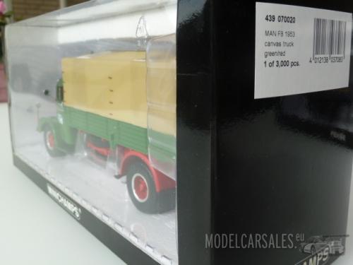 MAN F8 Canvas Truck+ Canvas Trailer