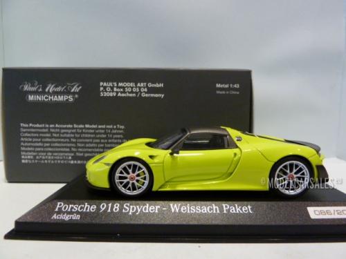 Porsche 918 Spyder Weissach Package