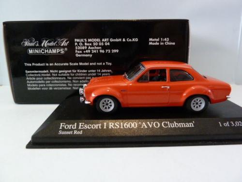 Ford Escort I RS 1600 AVO Clubman