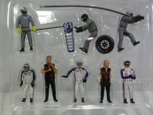 Diorama Figurines 24h Le Mans Porsche pitcrew